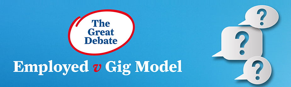 Watch Sensee and Limitless debate competing employment models.