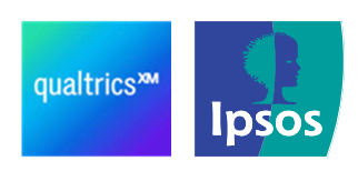 Ipsos Qualtrics logo